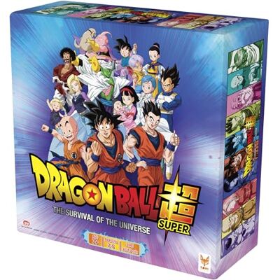 Topi Games Dragon Ball Super Survival Of The Universe Gra planszowa 2-6 graczy; 45 min; 7+; 89 kart wojowników, 100 kart akcji, 80 żetonów wojowników i 8 kości Topi Games Dragon Ball Super Survival Of The Universe Gra planszowa 2-6 graczy; 45 min; 7+; 89 kart wojowników, 100 kart akcji, 80 żetonów wojowników i 8 kości