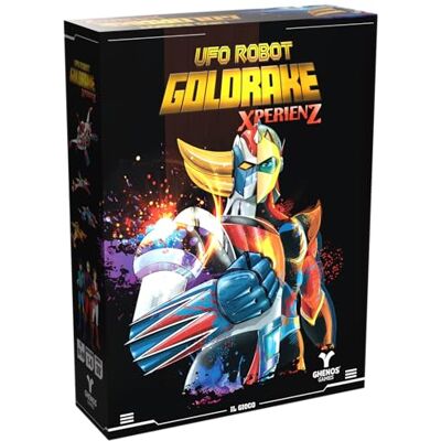 Ghenos Games UFO Robot Goldrake XperienZ gra planszowa gra kooperacyjna dla dorosłych i dzieci w wieku od 10 lat 1-4 graczy czas trwania 30 min wydanie włoskie Ghenos Games UFO Robot Goldrake XperienZ gra planszowa gra kooperacyjna dla dorosłych i dzieci w wieku od 10 lat 1-4 graczy czas trwania 30 min wydanie włoskie