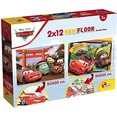 Puzzle Disney Supermaxi 2 X 12 Samochody - Puzzle Puzzle Disney Supermaxi 2 X 12 Samochody - Puzzle