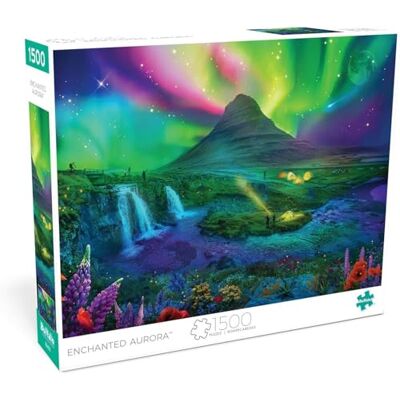 Buffalo Games Lena Enchanted Aurora 1500 Piece Jigsaw Puzzle for Adults -Challenging Puzzle Perfect for Game Nights Finished Size is 38.50 x 26.50 Buffalo Games Lena Enchanted Aurora 1500 Piece Jigsaw Puzzle for Adults -Challenging Puzzle Perfect for Game Nights Finished Size is 38.50 x 26.50