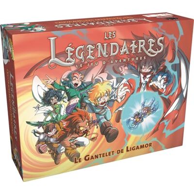 Asmodee Black Book Editions The Legendary The Adventure Game : The Gantelet de Ligamor Gry planszowe Odgrywanie ról od 7 lat 3-6 graczy wersja francuska Asmodee Black Book Editions The Legendary The Adventure Game : The Gantelet de Ligamor Gry planszowe Odgrywanie ról od 7 lat 3-6 graczy wersja francuska