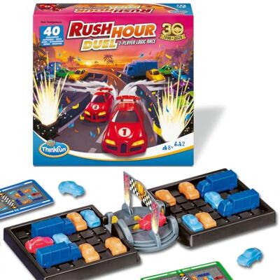 ThinkFun Rush Hour Duel Logikspiel ab 8 Jahre: Das geniale Stau-Duell für 2 Spielende ThinkFun Rush Hour Duel Logikspiel ab 8 Jahre: Das geniale Stau-Duell für 2 Spielende