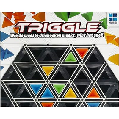 Megableu TRIGGLE Gra planszowa Strategia i logika dla rodziny i dzieci 7 lat + Kształt trójkątów do zdobycia punktów taktyczna gra towarzyska od 2 do 4 graczy wersja holenderska Megableu TRIGGLE Gra planszowa Strategia i logika dla rodziny i dzieci 7 lat + Kształt trójkątów do zdobycia punktów taktyczna gra towarzyska od 2 do 4 graczy wersja holenderska