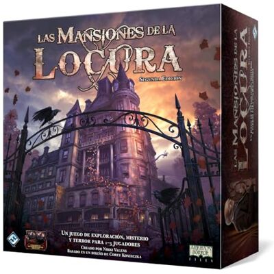 Asmodee Fantasy Flight Games Las Mansions de la Locura gra planszowa po hiszpańsku Asmodee Fantasy Flight Games Las Mansions de la Locura gra planszowa po hiszpańsku
