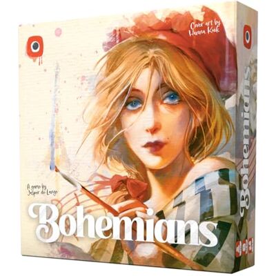 Portal Games The Bohemians Narracyjna Karciana Gra Planszowa, Symulacja Życia Artystycznego, Temat Historyczny 1–4 Graczy 60 Minut Portal Games The Bohemians Narracyjna Karciana Gra Planszowa, Symulacja Życia Artystycznego, Temat Historyczny 1–4 Graczy 60 Minut