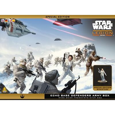 Asmodee Atomic Mass Games Star Wars: Legion Echo Base Defenders Special Edition Army Box Zestaw Armii Do Figurkowego Wargame 2 Graczy 90 Minut Asmodee Atomic Mass Games Star Wars: Legion Echo Base Defenders Special Edition Army Box Zestaw Armii Do Figurkowego Wargame 2 Graczy 90 Minut