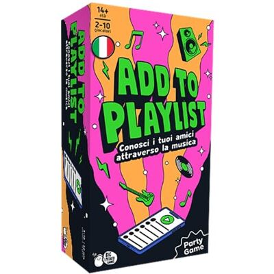 Asmodee Add to Playlist, gra planszowa, gra planszowa, 14+ lat, 2-10 graczy, 20 min, wydanie włoskie Asmodee Add to Playlist, gra planszowa, gra planszowa, 14+ lat, 2-10 graczy, 20 min, wydanie włoskie