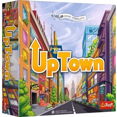 Trefl Uptown gra rodzinna, zostań projektantem, budowanie, zarabianie, gra strategiczna dla dorosłych i dzieci od 10 lat Trefl Uptown gra rodzinna, zostań projektantem, budowanie, zarabianie, gra strategiczna dla dorosłych i dzieci od 10 lat