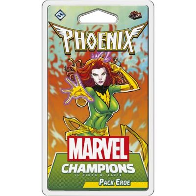Asmodee Marvel Champions Gra karciana: Phoenix rozszerzenie, pakiet bohatera feniksa, wydanie włoskie Asmodee Marvel Champions Gra karciana: Phoenix rozszerzenie, pakiet bohatera feniksa, wydanie włoskie