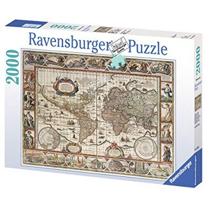 Ravensburger Map of the World from 1650, puzzle 2000 elementów dla dorosłych i dzieci w wieku od 12 lat Ravensburger Map of the World from 1650, puzzle 2000 elementów dla dorosłych i dzieci w wieku od 12 lat
