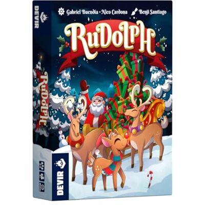 Devir Rudolph – Rodzinna gra karciana o tematyce świątecznej Szybka i przyjemna gra dla 2-6 graczy, od 8 lat Edycja Kieszonkowa Strategii i Szybkości (BGRUDOML) Devir Rudolph – Rodzinna gra karciana o tematyce świątecznej Szybka i przyjemna gra dla 2-6 graczy, od 8 lat Edycja Kieszonkowa Strategii i Szybkości (BGRUDOML)