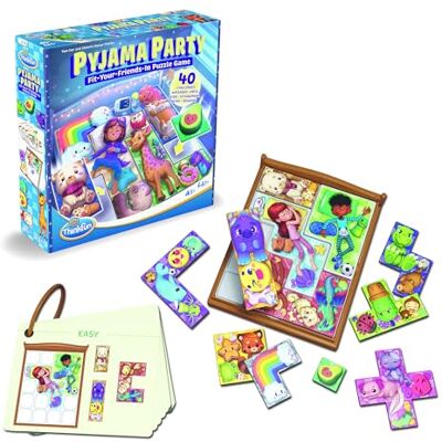 ThinkFun Pyjama Party Denkspiel ab 5 Jahre: Bringe alle Kuscheltierfreunde im Bett unter! ThinkFun Pyjama Party Denkspiel ab 5 Jahre: Bringe alle Kuscheltierfreunde im Bett unter!