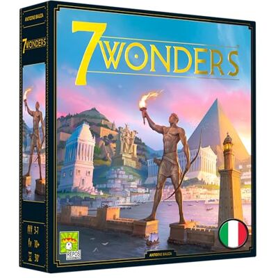 Asmodee Italia 7 Wonders: Nuova Edizione Gioco da Tavolo, Edizione in Italiano (8041) Asmodee Italia 7 Wonders: Nuova Edizione Gioco da Tavolo, Edizione in Italiano (8041)