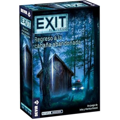 Devir Exit: Opuszczony powrót kabiny, gra planszowa w języku hiszpańskim, gra planszowa z przyjaciółmi, escape room, tajemnicze gry, gra planszowa dla dorosłych (BGEXIT21SP) Devir Exit: Opuszczony powrót kabiny, gra planszowa w języku hiszpańskim, gra planszowa z przyjaciółmi, escape room, tajemnicze gry, gra planszowa dla dorosłych (BGEXIT21SP)