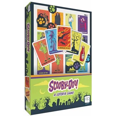 USAopoly Lotería Scooby-Doo – Bilingual Matching Game for Kids & Families – Classic Lotería with Scooby-Doo Characters – English & Spanish Educational Game – Ages 4+ – Includes 54 Cards, 12 Tablas, 100 Tokens USAopoly Lotería Scooby-Doo – Bilingual Matching Game for Kids & Families – Classic Lotería with Scooby-Doo Characters – English & Spanish Educational Game – Ages 4+ – Includes 54 Cards, 12 Tablas, 100 Tokens