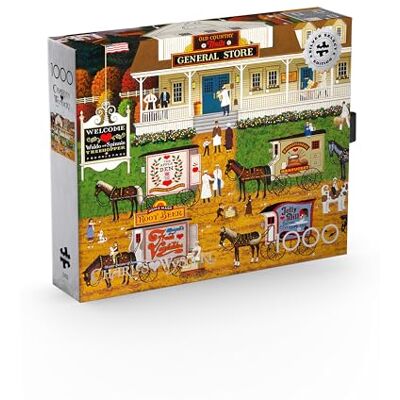 Buffalo Games Silver Select Charles Wysocki Storin' Up 1000 Piece Jigsaw Puzzle for Adults -Challenging Puzzle Perfect for Game Nights Finished Size is 26.75 x 19.75 Buffalo Games Silver Select Charles Wysocki Storin' Up 1000 Piece Jigsaw Puzzle for Adults -Challenging Puzzle Perfect for Game Nights Finished Size is 26.75 x 19.75