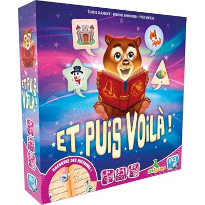Asmodee Kosmiczna krowa A potem Voila Gry planszowe Gra planszowa dla dzieci: Opowiedz swoją własną historię! Gra narracyjna dla całej rodziny od 5 lat od 2 do 4 graczy, wersja francuska Asmodee Kosmiczna krowa A potem Voila Gry planszowe Gra planszowa dla dzieci: Opowiedz swoją własną historię! Gra narracyjna dla całej rodziny od 5 lat od 2 do 4 graczy, wersja francuska