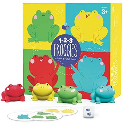 Educational Insights Learning Resources EI-1709 1-2-3 żabki Educational Insights Learning Resources EI-1709 1-2-3 żabki