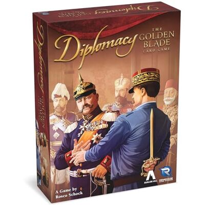 Renegade Game Studios Renegade Diplomacy: The Golden Blade Strategiczna Gra Karciana, Negocjacje, Sojusze I Zdrady 2-7 Graczy 15+ Minut Renegade Game Studios Renegade Diplomacy: The Golden Blade Strategiczna Gra Karciana, Negocjacje, Sojusze I Zdrady 2-7 Graczy 15+ Minut