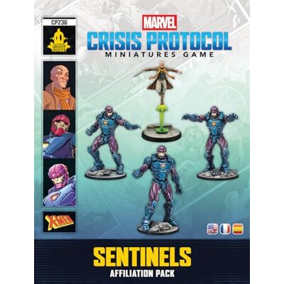 Asmodee Marvel Crisis: Protocol X-Men Sentinels Affiliation Pack Gra miniaturowa Wiek 14+ 2 graczy Czas gry 90 minut Asmodee Marvel Crisis: Protocol X-Men Sentinels Affiliation Pack Gra miniaturowa Wiek 14+ 2 graczy Czas gry 90 minut