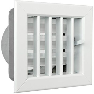 La Ventilazione Kratka wentylacyjna gcsib1413080-y wbudowana do kominka, aluminium lakierowane na biało, 140 x 130 mm La Ventilazione Kratka wentylacyjna gcsib1413080-y wbudowana do kominka, aluminium lakierowane na biało, 140 x 130 mm