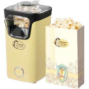Bestron Maszyna do popcornu, turbopopcorn w mniej niż 2 minuty, maszyna do popcornu z technologią gorącego powietrza, zawiera 10 worków na popcorn i wbudowaną miarkę, kolekcja Sweet Dreams, kolor: Bestron Maszyna do popcornu, turbopopcorn w mniej niż 2 minuty, maszyna do popcornu z technologią gorącego powietrza, zawiera 10 worków na popcorn i wbudowaną miarkę, kolekcja Sweet Dreams, kolor: