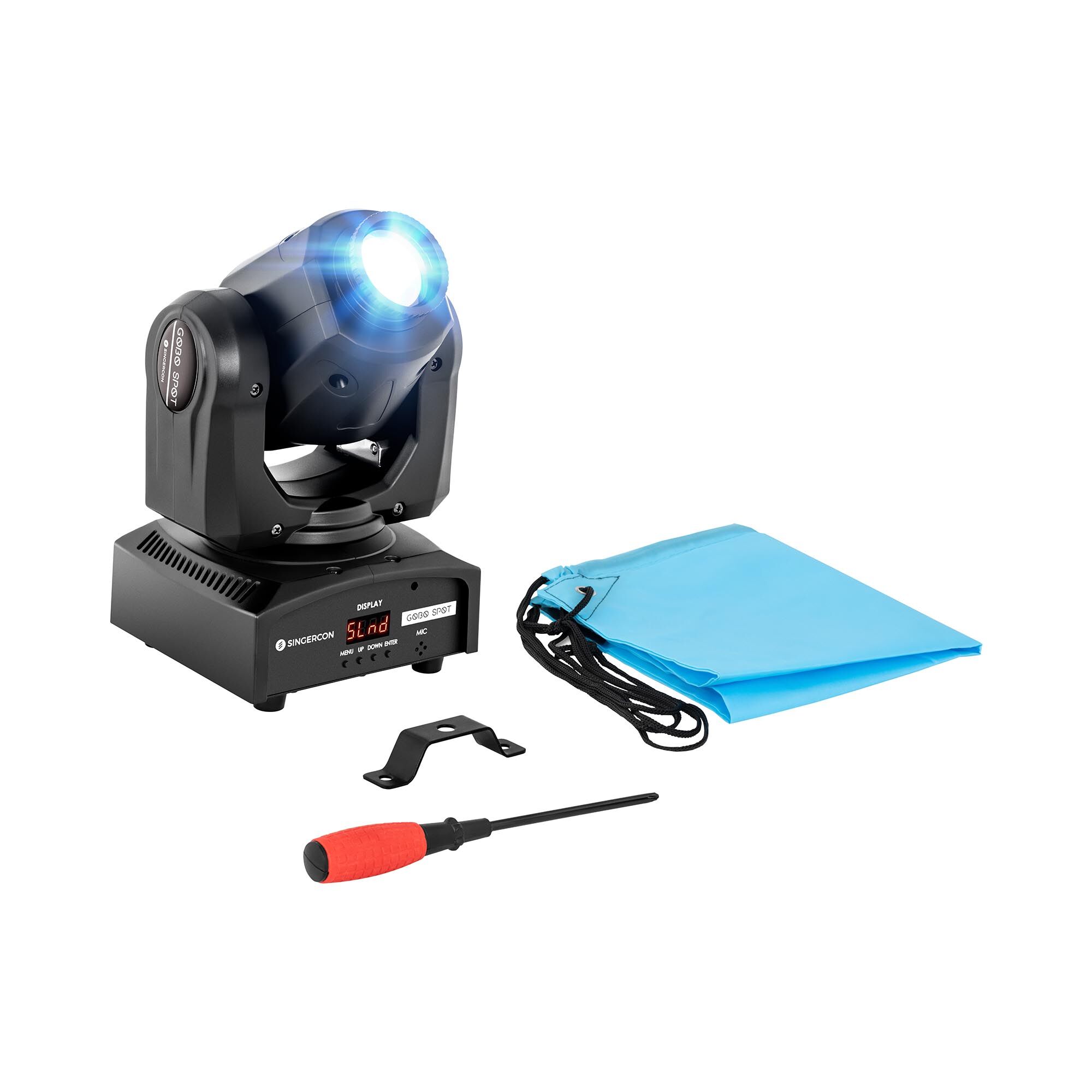 Singercon Ruchoma głowa LED - GOBO Mini Spot CON.LMH-1/30/WHB