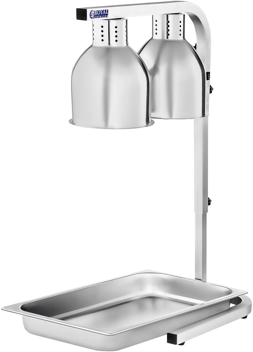 Royal Catering Lampa grzewcza do potraw - podwójna - 2 x 275W RCWB-550I