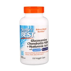 Doctor's Best Glukozamina Chondroityna OptiMSM Kolagen BioCell + Kwas Hialuronowy (150 kaps) Doctor's Best