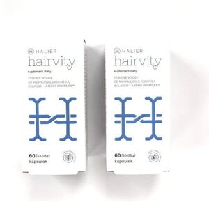 HALIER Suplement na włosy Hairvity dla kobiet 120 szt. (2 opakowania)