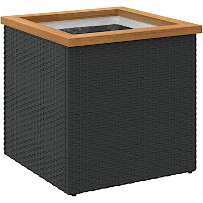 Edinos Elegancka czarna donica ogrodowa A3-D61 Edinos Elegancka czarna donica ogrodowa A3-D61
