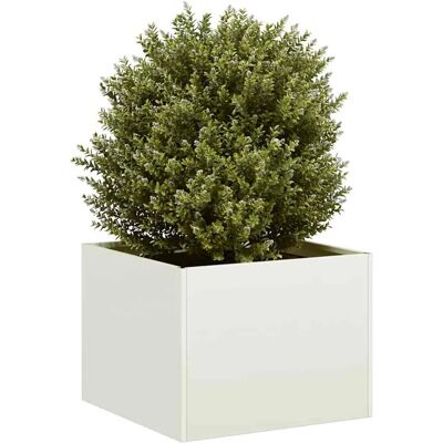 Edinos Biała stylowa donica tarasowa Z8-F88 Edinos Biała stylowa donica tarasowa Z8-F88