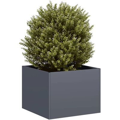 Edinos Antracytowa nowoczesna donica ogrodowa Z1-W55 Edinos Antracytowa nowoczesna donica ogrodowa Z1-W55