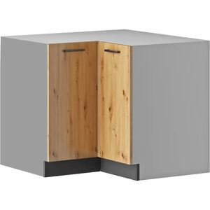 Edinos Narożna szafka kuchenna z podwójnymi drzwiczkami dąb artisan 90 cm G4-E58 Edinos Narożna szafka kuchenna z podwójnymi drzwiczkami dąb artisan 90 cm G4-E58