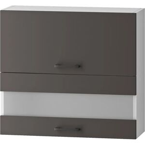 Edinos Wisząca szafka kuchenna z podwójnym frontem szara P6-G67 Edinos Wisząca szafka kuchenna z podwójnym frontem szara P6-G67