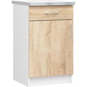 Edinos Dolna szafka kuchenna z blatem dąb sonoma 50 cm F0-P96 Edinos Dolna szafka kuchenna z blatem dąb sonoma 50 cm F0-P96