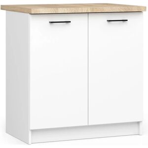 Edinos Biała Dolna Szafka Kuchenna 80 Cm B5-D38 Edinos Biała Dolna Szafka Kuchenna 80 Cm B5-D38
