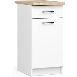 Edinos Biała Szafka Kuchenna Z Szufladami 40 Cm D2-K61 Edinos Biała Szafka Kuchenna Z Szufladami 40 Cm D2-K61