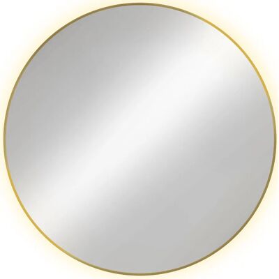 Edinos Złote Okrągłe Lustro Podświetlane Wiszące C2-N43 Edinos Złote Okrągłe Lustro Podświetlane Wiszące C2-N43