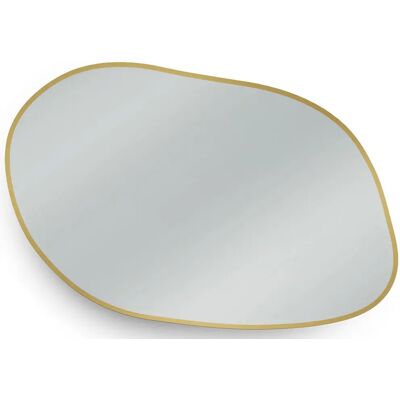 Edinos Metalowe lustro ścienne z oświetleniem 70x50 cm L2-N85 Edinos Metalowe lustro ścienne z oświetleniem 70x50 cm L2-N85