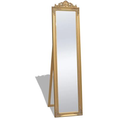 Edinos Złote stojące lustro w stylu glamour L7-A39 Edinos Złote stojące lustro w stylu glamour L7-A39