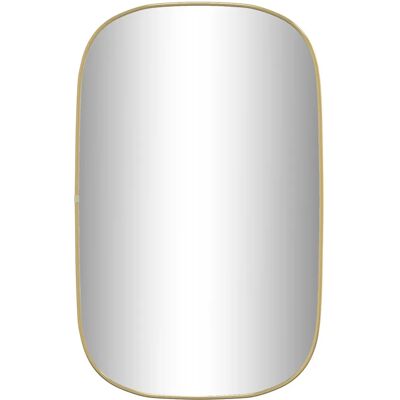 Edinos Złote lustro w stylu glamour 80x50 cm A1-Z59 Edinos Złote lustro w stylu glamour 80x50 cm A1-Z59