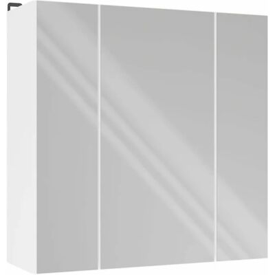 Edinos Premium Biała trzydrzwiowa lustrzana szafka łazienkowa 60cm R5-L21 Edinos Premium Biała trzydrzwiowa lustrzana szafka łazienkowa 60cm R5-L21
