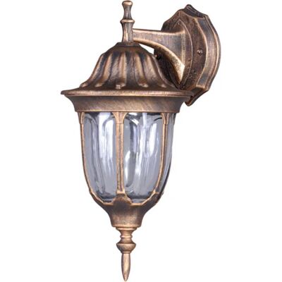 Lumes Czarno Złota Zewnętrzna Lampa Ścienna Na Dom H6-H98 Lumes Czarno Złota Zewnętrzna Lampa Ścienna Na Dom H6-H98