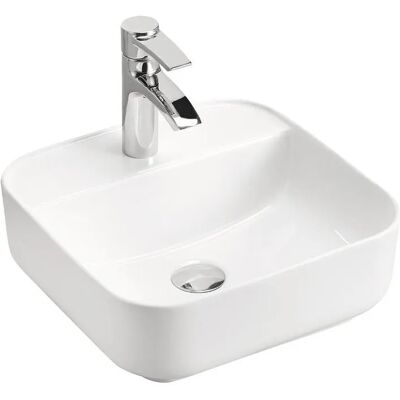 Edinos Biała ceramiczna umywalka nablatowa N1-Z61 Edinos Biała ceramiczna umywalka nablatowa N1-Z61