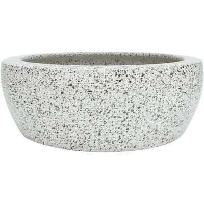 Edinos Szara okrągła umywalka ceramiczna D1-N47 Edinos Szara okrągła umywalka ceramiczna D1-N47