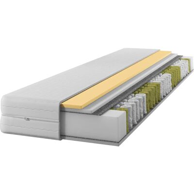 Edinos Materac Kieszeniowy Z Pianką Visco 120X200 E2-D42 Edinos Materac Kieszeniowy Z Pianką Visco 120X200 E2-D42