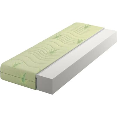 Edinos Materac piankowy z pokrowcem aloe vera 120x200 W5-N02 Edinos Materac piankowy z pokrowcem aloe vera 120x200 W5-N02