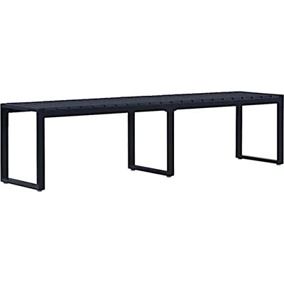 Edinos Czarna ławka ogrodowa 180 cm N2-E73 Edinos Czarna ławka ogrodowa 180 cm N2-E73