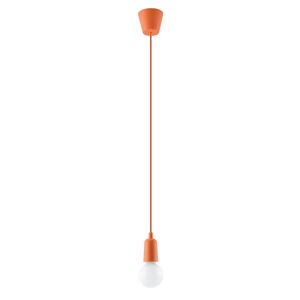 Lumes Pomarańczowa lampa wisząca industrialna - EX541-Diegi
